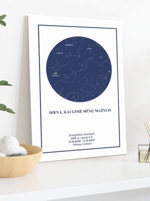 Žvaigždžių žemėlapis "Mėlyna žvaigždė"